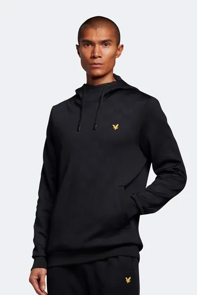 Черное худи Контейнер Lyle & Scott, черный