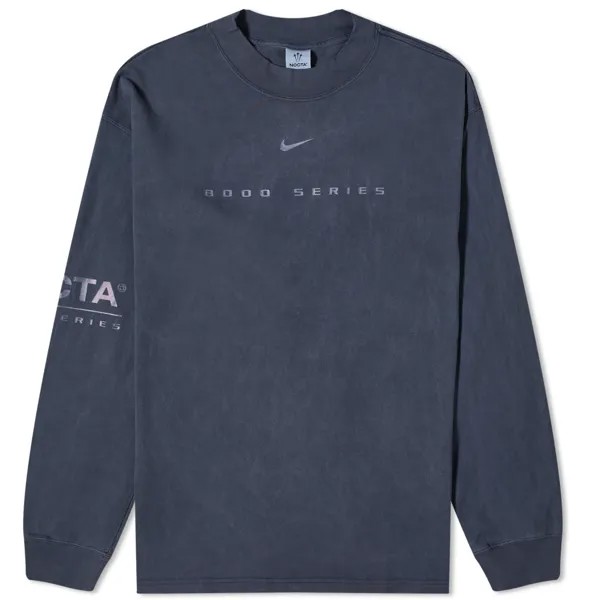 Футболка Nike X Nocta Nrg Long Sleeve Mock Neck, цвет Dark Obsidian