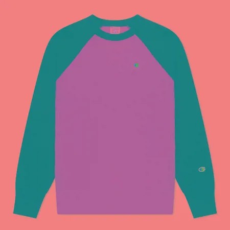 Мужская толстовка Champion Reverse Weave Colour Block Logo Chest And Sleeve, цвет бежевый, размер XL
