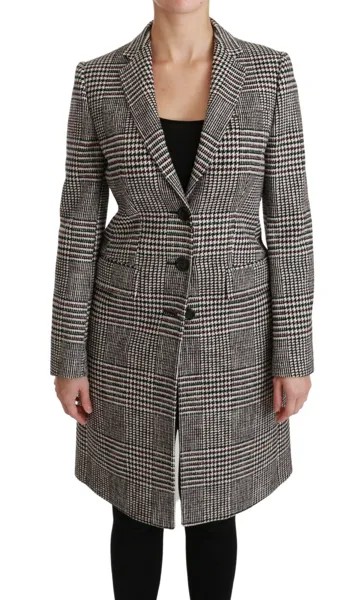 DOLCE - GABBANA Куртка-пальто Разноцветный тренч длиной до колена IT40 /US6 /S Рекомендуемая розничная цена 2400 долларов США