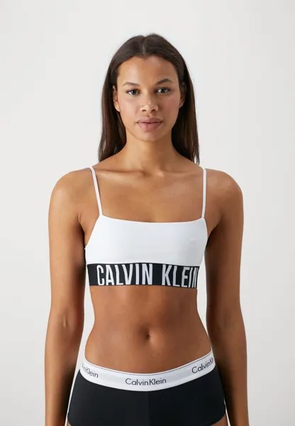 Бюстье бюстгальтер Calvin Klein Underwear, белый