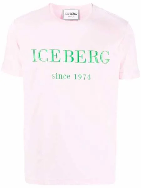 Iceberg футболка с логотипом