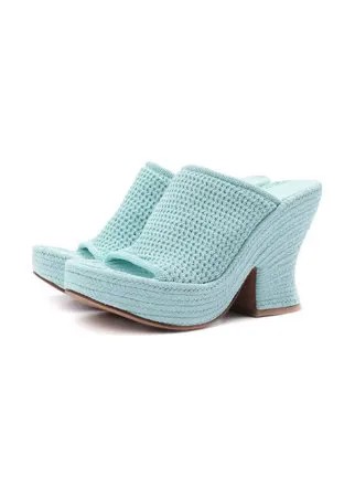 Текстильные мюли Wedge Bottega Veneta