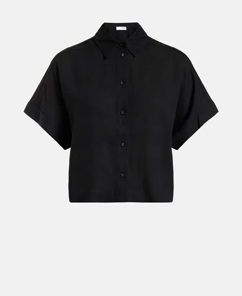 Рубашка-блузка Selected Femme, черный