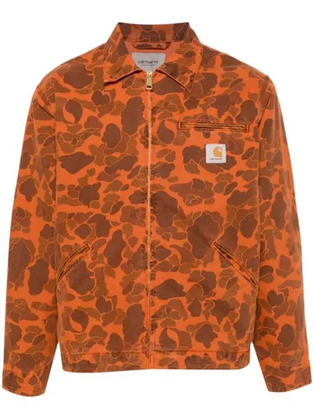 Carhartt WIP куртка Duck Detroit, оранжевый