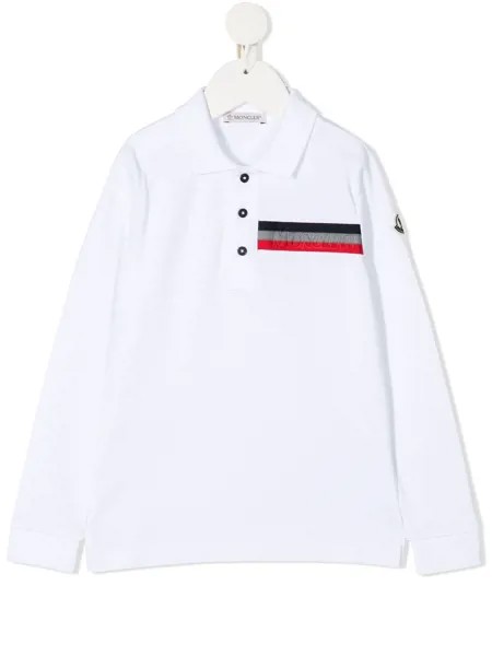 Moncler Enfant рубашка поло Whitels