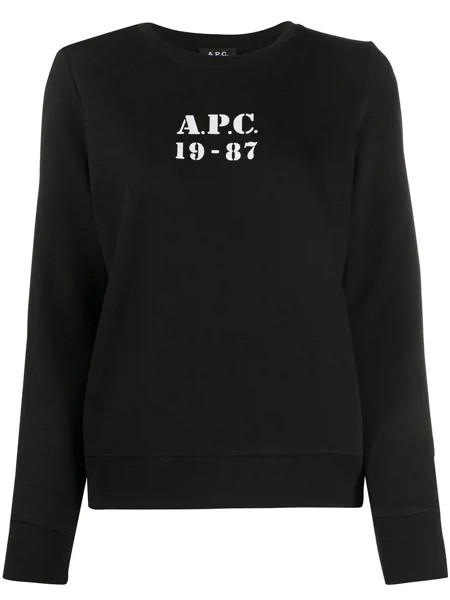 A.P.C. толстовка с логотипом