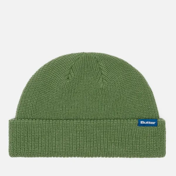 Шапка Butter Goods Wharfie Beanie зелёный, Размер ONE SIZE