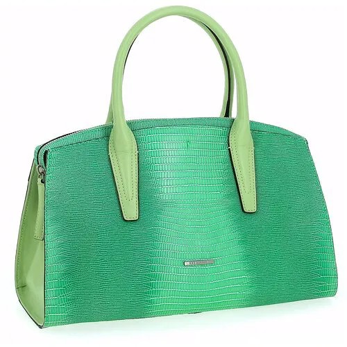 23004214 GREEN LIZARD/NAPPA Женская сумка Leo Ventoni, натуральная кожа