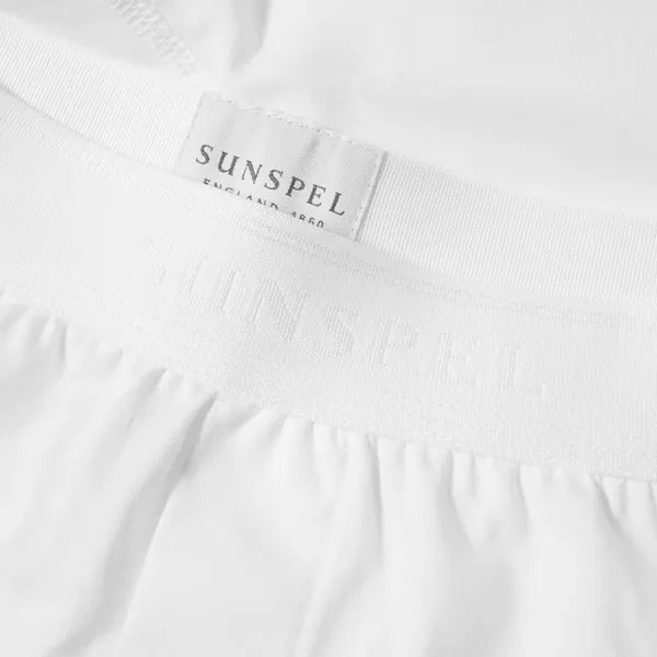 Шорты-боксеры Superfine на одной пуговице Sunspel