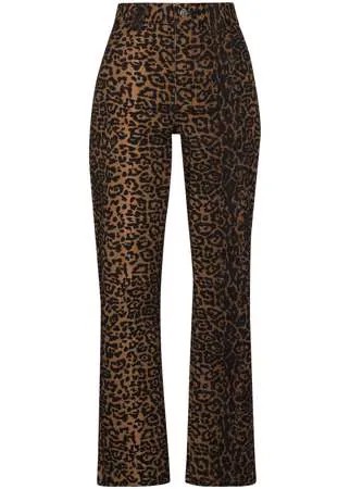 Ksubi джинсы Dynamo с леопардовым принтом