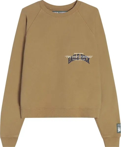 Толстовка Reese Cooper Two Steps Forward Crewneck 'Wheat', загар