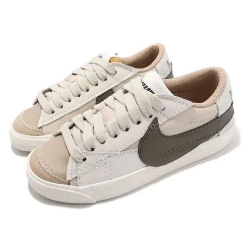 Женские повседневные кроссовки Nike Wmns Blazer Low 77 Jumbo Sanddrift Medium Olive DQ1470-105