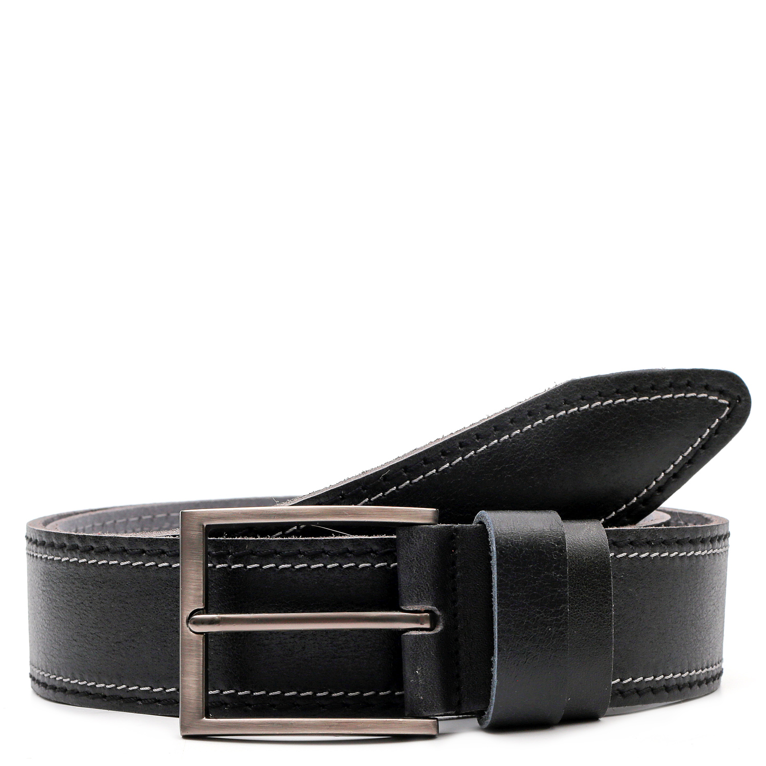 Ремень мужской Leo Ventoni LV2125 черный, 125 см