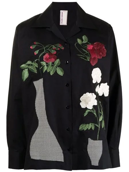Antonio Marras рубашка с вышивкой