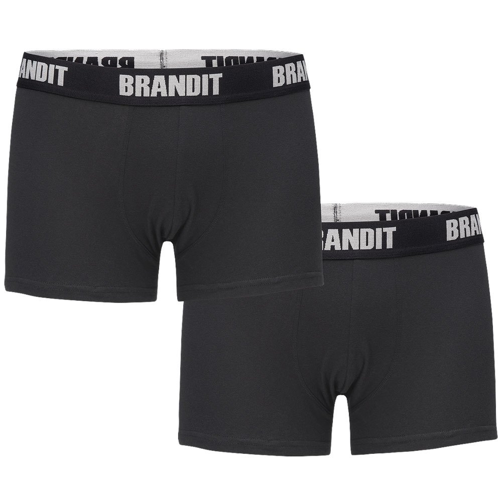 Боксеры Brandit Logo 2 шт, черный