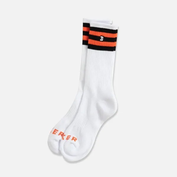 Носки BAKER Capital B Sock Wht/Org 2022