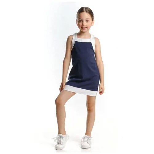 Сарафан Mini Maxi, модель 0822, цвет синий/белый, размер 110