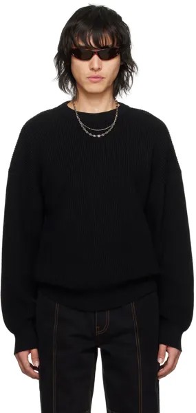 Черный свитер с сердечником Marine Serre, цвет Black