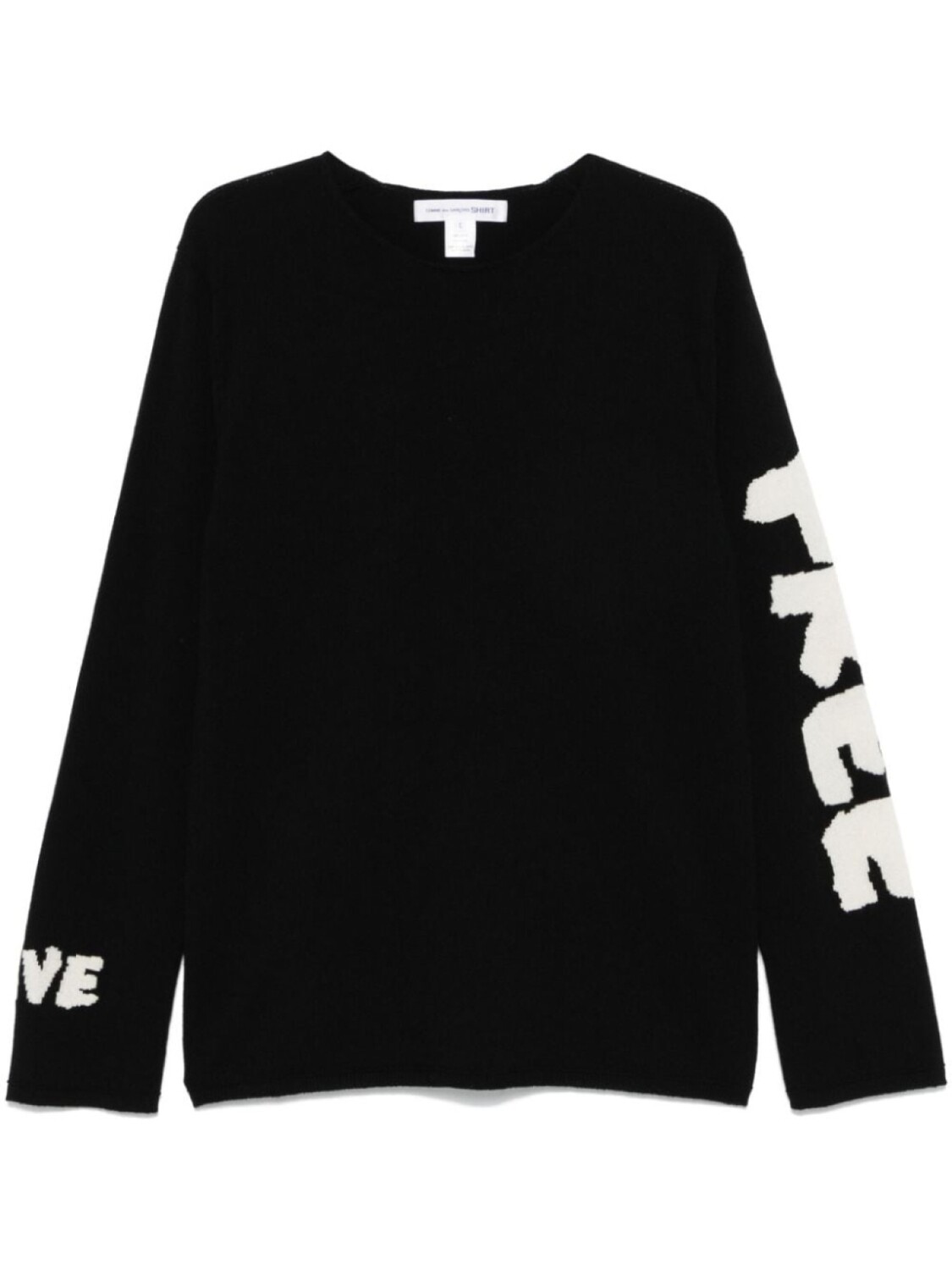 Comme Des Garçons Shirt шерстяной свитер, черный