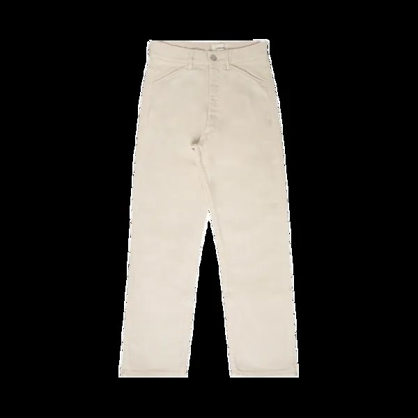 Брюки Lemaire Curved 5 Pocket 'Clay White', белый