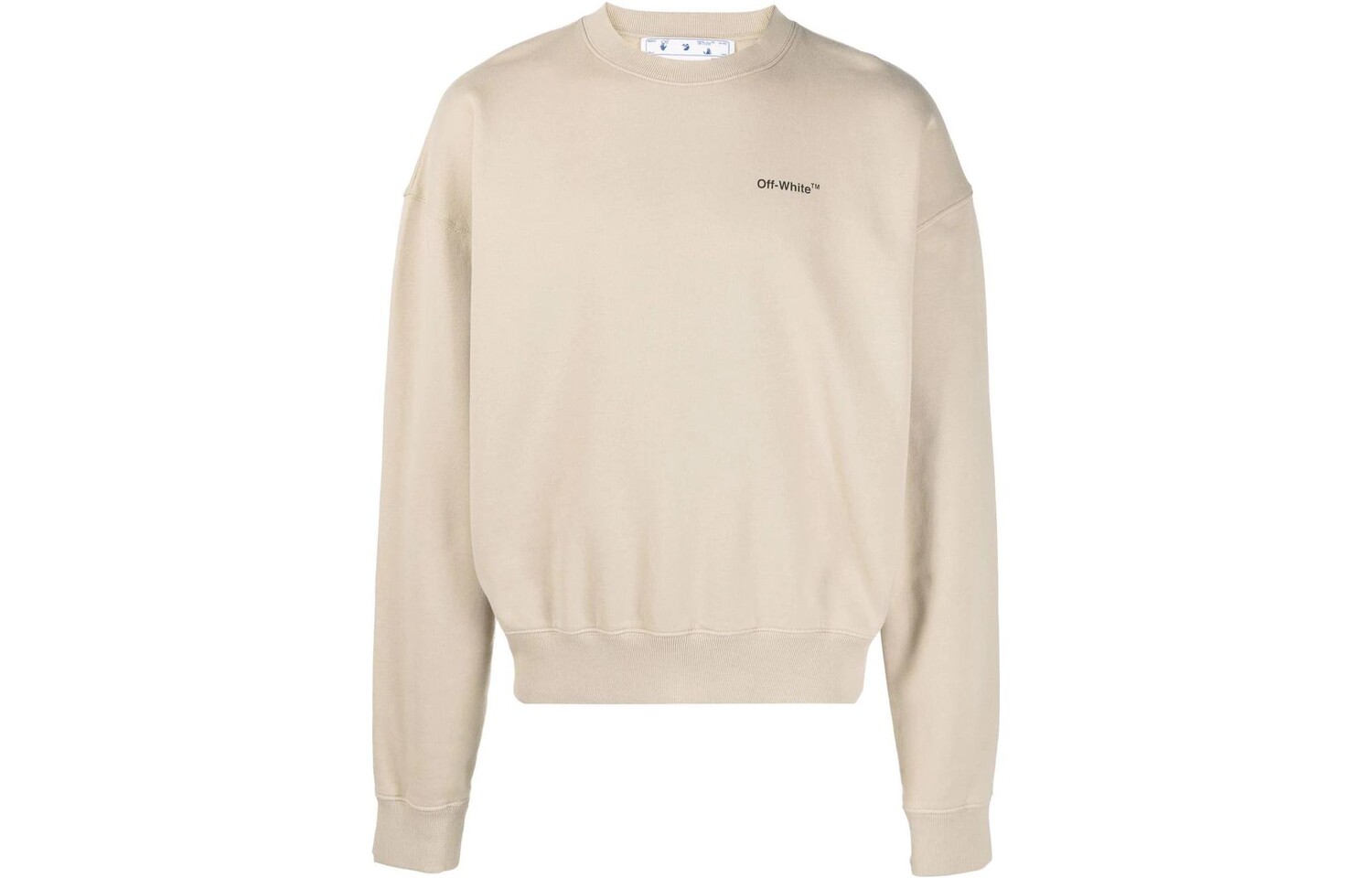 Толстовка Caravag Arrow Over с круглым вырезом Off-White, хаки