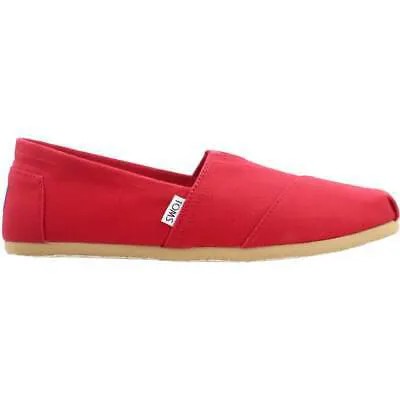 TOMS Alpargata Классические мужские повседневные туфли без шнурков красного цвета 001001A07-RED