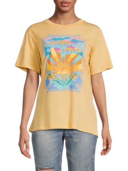 Футболка с рисунком Grateful Dead Chaser, цвет Light Citrus