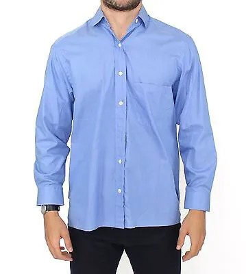 ERMANNO SCERVINO Синее хлопковое платье, рубашка классического кроя s. IT38 / US15 / S Рекомендуемая розничная цена 380 долларов США.