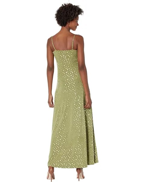 Платье Michael Kors Slip Maxi Dress, цвет Smoky Olive