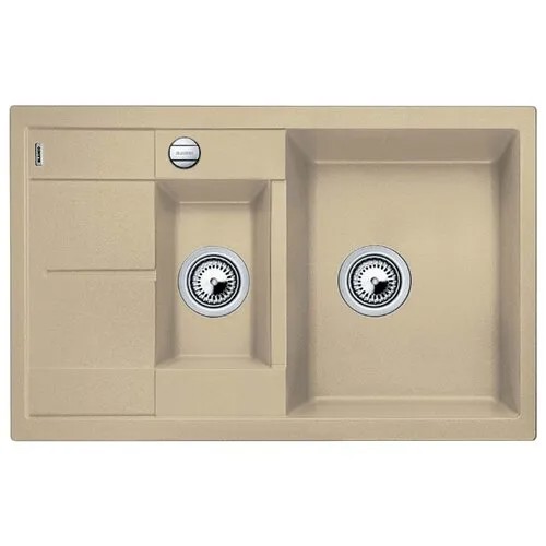 Врезная кухонная мойка 78 см Blanco Metra 6S Compact 513938 шампань