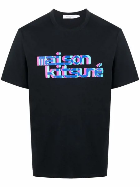 Maison Kitsuné футболка с логотипом