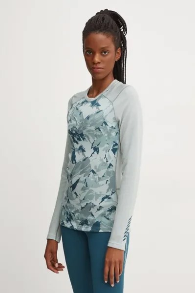 LIFA MERINO функциональный лонгслив Helly Hansen, бирюзовый