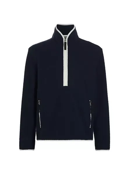 Толстовка с молнией до половины Libby Sherpa Splits59, цвет indigo creme