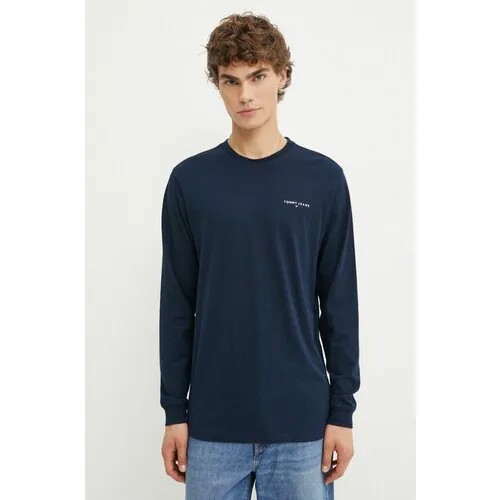 Лонгслив Tommy Jeans, размер L, , темно-синий
