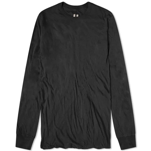 Футболка Rick Owens Double Long Sleeve, черный