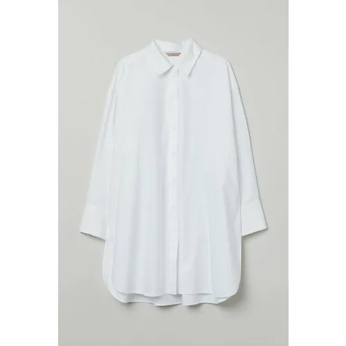 Рубашка H&M, размер 4XL, белый