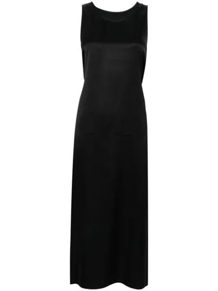 MM6 Maison Margiela платье с разрезом, черный