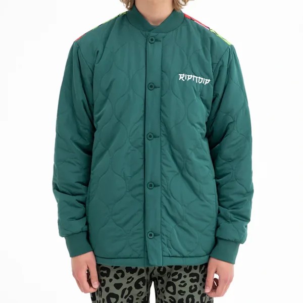 Куртка RIPNDIP Nermurari Warrior Quilted Bomber Jacket Pine Green 2022