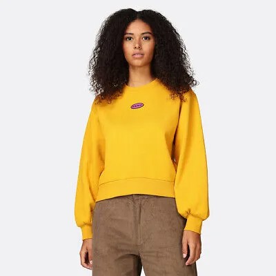 Vans Wmns x Curren x Knost Fleece Crewneck Women желтый/оранжевый