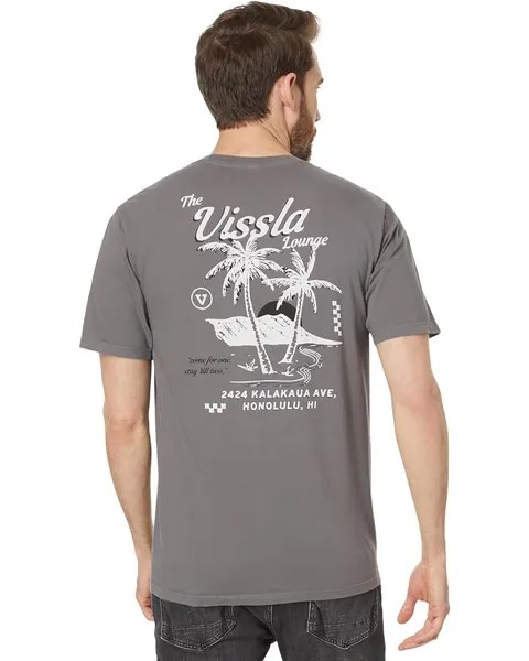 Футболка VISSLA Vissla Lounge Premium Short Sleeve Pocket, цвет Graphite