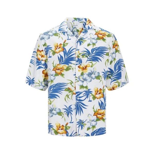 Рубашка с коротким рукавом Jack & Jones 12248408 Ejeff Aop Resort, Разноцветный