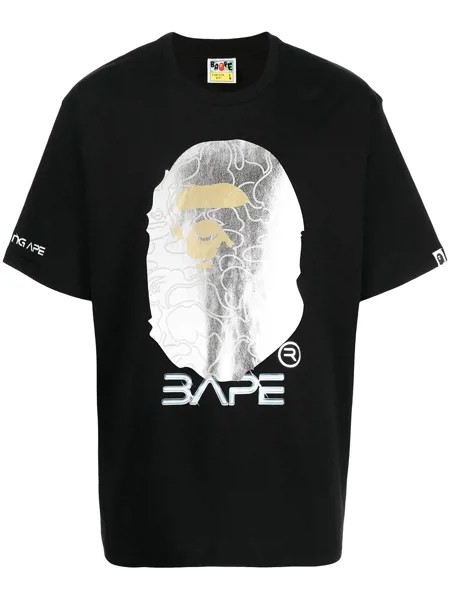 A BATHING APE® футболка с принтом Ape Head