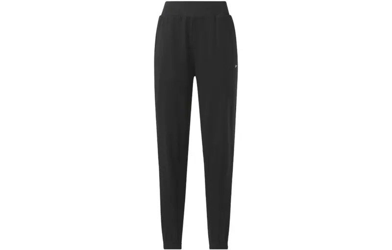 Reebok Женские трикотажные спортивные штаны, цвет Black