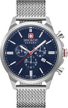 Швейцарские наручные  мужские часы Swiss military hanowa 06-3332.04.003. Коллекция Chrono Classic II
