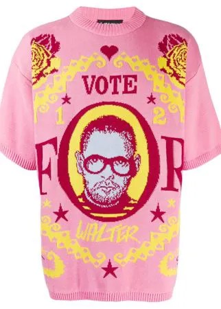 Walter Van Beirendonck Pre-Owned трикотажная футболка Fist 1992-го года