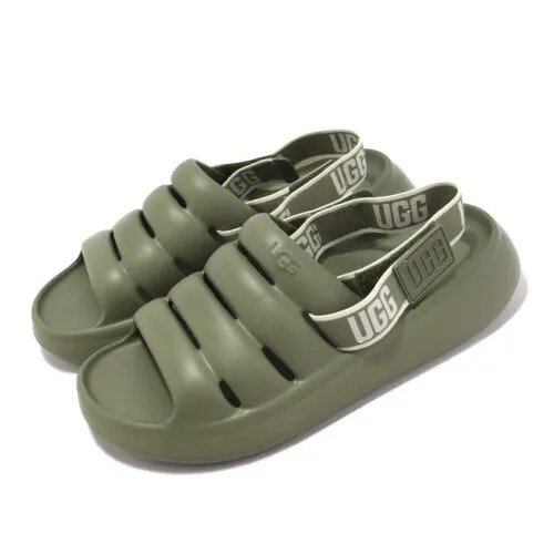 Ugg M Sport Yeah Slide Burnt Olive Green Мужские повседневные сандалии без шнурков 1132150-BTOL