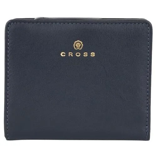 Кошелёк Cross Monaco Navy, кожа наппа, гладкая, цвет тёмно-синий, 11 x 9 x 2,5 см