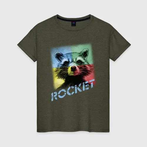 Футболка женская ВсеМайки 2166483 хаки XXXL