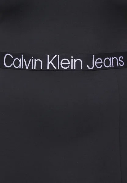 Платье из джерси Plus Tape Milano Dress Calvin Klein, черное